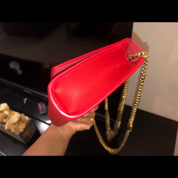 Red tassel YSL clutch bag - Picture 4 of 8